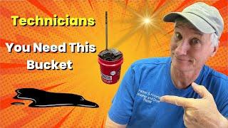 How to Modify a 5-Gallon Bucket for Servicing Whirlpool Washer Transmissions!