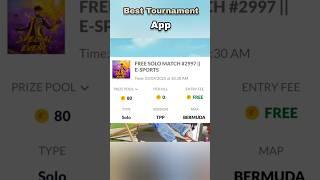 Free fire Best Tournament app  For free fire #freefiretournamentapp