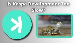 Is Kaspa Development Too Slow?