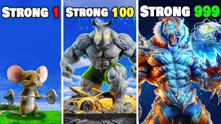 Weakest To STRONGEST ANIMALS