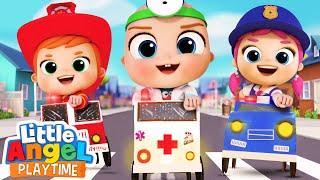 Rescue Squad! | Fun Sing Along Songs by @LittleAngel Playtime