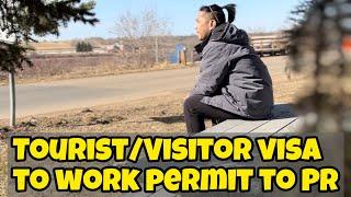 Tourist / Visitor Visa to Work Permit to PR #buhaycanada #ofw #pinoycanada #aircraftmechanic #canada