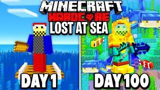 100 Days - Lost At Sea in Minecraft... [FULL MOVIE]