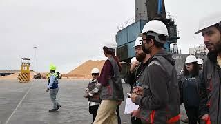 Visita al Terminal Puerto Arica (TPA) por la carrera TNS en Control de Gestión y Logística (diurna)