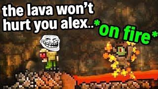 Trollaria Part 1 - Terraria Funny Moments and Fails