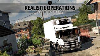 Realistic Operations-The Most Realistic Mods of Ets 2-Scania P220 Day Cab. [Most Hidden Roads/1.50]