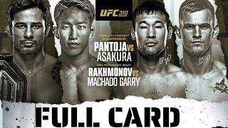 UFC 310 - Pantoja vs Asakura Full Card Preview & Predictions