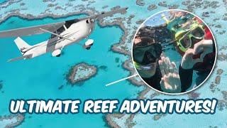 Exploring the Great Barrier Reef: Scenic Flight, Snorkeling, Whitsundays & more!