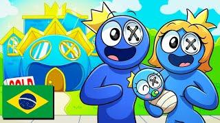 BLUE COMPROU SUA PRIMEIRA CASA! – RAINBOW FRIENDS Animação