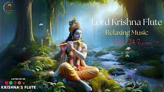 Lord Krishna Flute - Relaxing Music Live 24/7