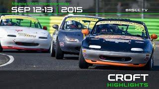 2015 BRSCC Mazda MX-5 Championship - Croft Rnd 14, 15 & 16