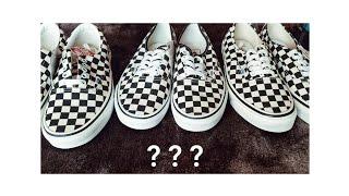 Vans checkerboard comparison - Era vs. Authentic vs. 44Dx