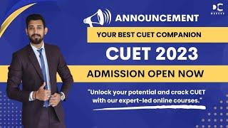 CUET 2023 | Online courses | YouTube classes | Complete details