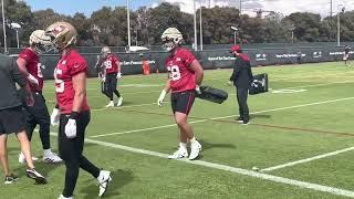 George Kittle returns to 49ers practice
