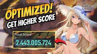 2.44 BILLION RUN! ARTIFACTS TO IMPROVE SCORE. GUNHEE 4-CURSE vs 8-GREED, ALICIA vs ANNA + MORE TIPS!