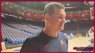 Coach Tommy Lloyd previews Arizona's upcoming trip to USC & UCLA | GOAZCATS.com video