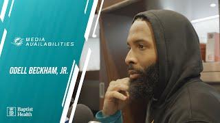 Odell Beckham Jr. meets with the media l Miami Dolphins