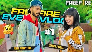 FREE FIRE EVENT SHOOT FIRST VLOG #1 @Fatimafaisal