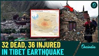 Devastating Earthquake Videos from Tibet: People on Roads, Widespread Destruction After Tremors