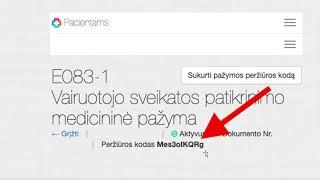 Kaip patikrinti, ar turite vairuotojo medicininę pažymą ir ją atsiųsti