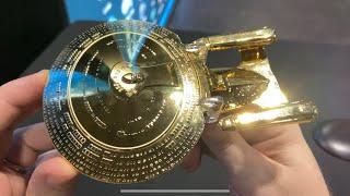 Star Trek Starships Collection GOLD ENTERPRISE D PREVIEW