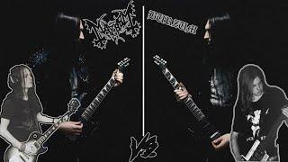 Euronymous VS Varg Vikernes (Black Metal Guitar Riffs Battle)