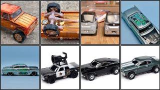 New Autoworld Silver Screen Machines Movie Cars, Hot Wheels RLC Dodge W100, Zamac Chevy