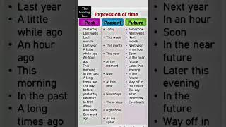 EXPRESSION OF TIME ||LEARN  ENGLISH ||THE LEARNING  LANE ||#shorts #learning #viral #knowledge #like