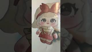 chibi paper doll make over #shorts #shortsfeed #chibi #paperdoll #makeover