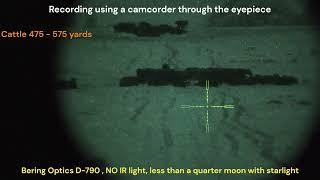 Bering D-790 vs SYR 35mm extended viewing of cattle Nightvision vs Thermal Detection vs Positive ID