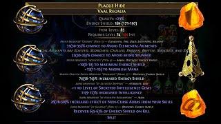 PathOfExile 3.22 Crafting aurabot/intstaker double elevated chest for profit