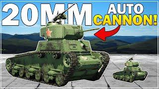 I Built  A POWERFUL 20mm Autocannon Tank In Sprocket Tank Design!