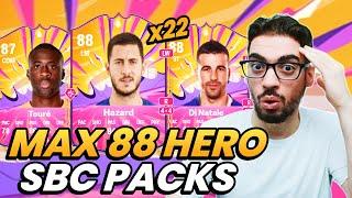 22x MAX 88 HERO UPGRADE SBC PACKS! EAFC 25 Ultimate Team