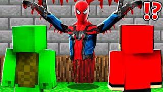 What HAPPENED with Creepy Spider Man ? MIKEY and JJ vs Superhero ! - in Minecraft Maizen