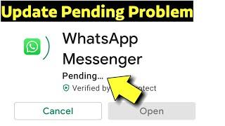 Whatsapp Update Pending Problem | Play Store Update Pending Problem