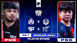 LIVE COMPLETA: WORLDS - MDK x VKE | PNG x PSG