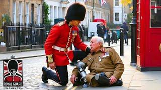 When Royal Guards BREAK Character & Show Heartbreaking Moments to Veteran