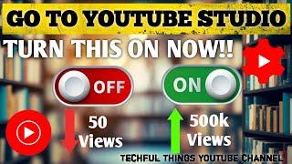 YouTube Not Showing Your Videos | Turn This On In YouTube Studio.