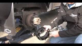 how to install Wheel Spacers SuperSteer SS98 rear Ford, GM, Dodge truck cornering vans