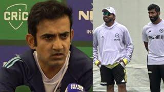 Gautam Gambhir on Rohit Sharma availability, Dressing Room Indian Cricket Team news, Jasprit Bumrah