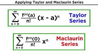 Taylor and Maclaurin Series