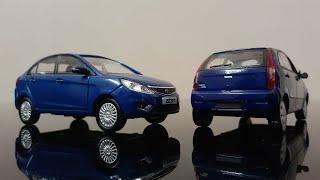 TATA Cars Scale Model Collection| Part 1 : Unboxing TATA Zest and Indica Vista | 1/43 Diecast cars