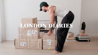 London Diaries | Simple & cozy day in the life, skincare routine, building Tylko unit & cooking!