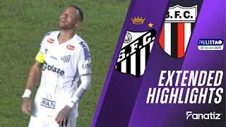 Santos vs. Botafogo 1-1 I Highlights I Debut Neymar | Paulistao 2025