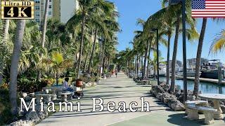 Miami Beach Winter Walk - South of Fifth Neighborhood -【4K 60fps | iPhone 11 Pro】