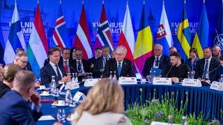Участь Володимира Зеленського у Вільнюському саміті «Бухарестської дев’ятки» й нордичних країн