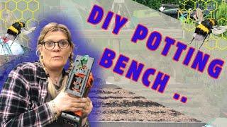 How to make a potting bench with decking