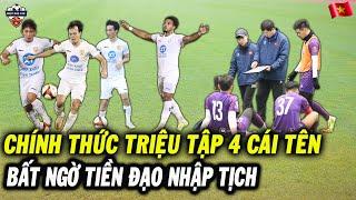 HLV Kim Sang sik Triệu Tập Thêm 4 Cái Tên Lên Tuyển Dự AFF Cup 2024, Bất Ngờ Với Tiền Đạo Nhập Tịch