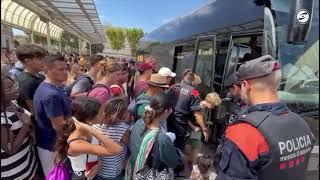 Problemes de mobilitat a la comarca amb el descarrilament d'un tren a Sitges