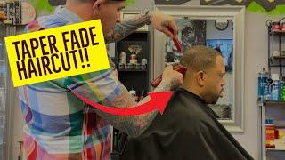 How To Do A Taper Fade Haircut Tutorial By Thomas Baca Barber